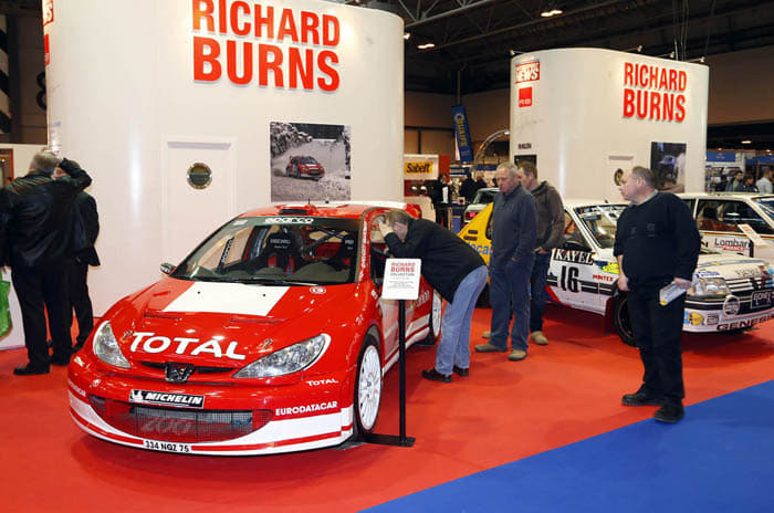 Collection of cars celebrating career of the late Richard Burns drew crowds