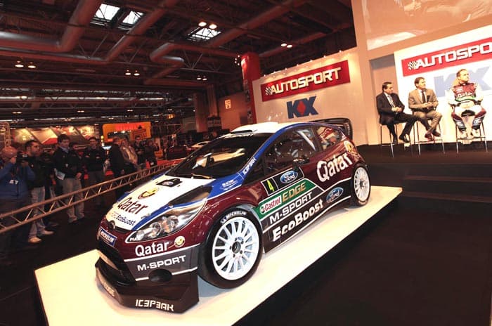 New colour scheme for M-Sport's Ford Fiesta WRC was aired for the first time