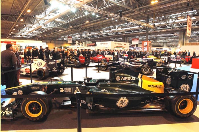 Formula 1 grid gathered together some of the star cars from 2012
