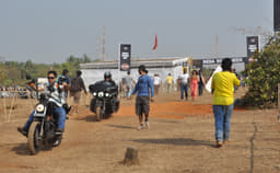 Sometimes you could hear the music over the sound of the bikes riding in
