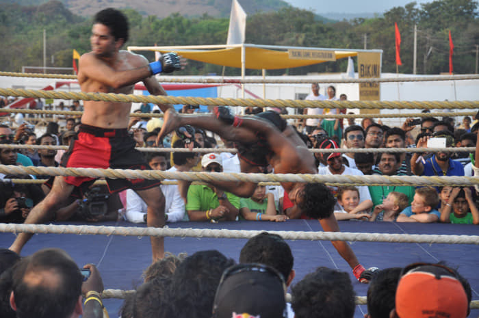 ... where sixteen cage fighters faced off for the championship.