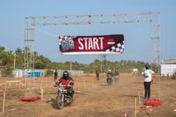 One of the most popular events at the festival was the dirt track races.