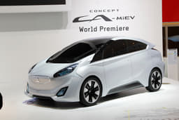 Mitsubishi CA-MiEV has a total power output of 107bhp and a 186-mile range. 