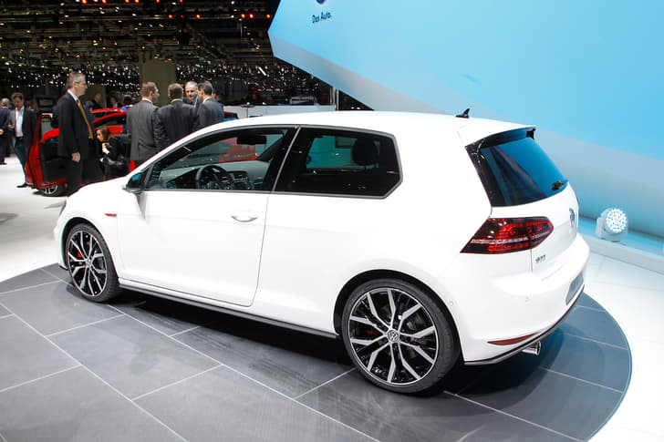 Also on display was the Golf R-Line.