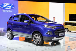 Ford showcased the European-spec EcoSport. 