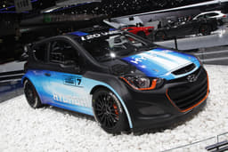 Hyundai previewed its i20 WRC contender; it will race next year