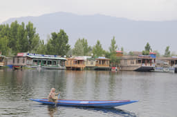 The boats of Dal lake set out for the day.