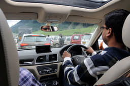 The winners of the Audi GIqD contest also drove most of the route. 