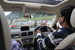 The winners of the Audi GIqD contest also drove most of the route. 