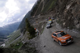 Exercise extreme caution on these roads.