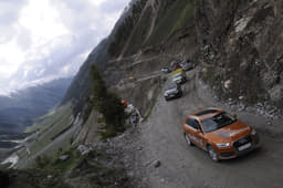 Exercise extreme caution on these roads.