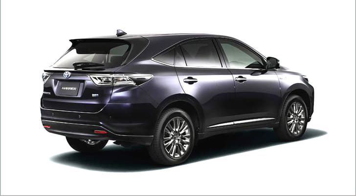 New Toyota Harrier SUV photo gallery