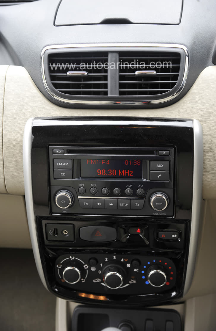 The Terrano gets a new entertainment system with a CD player, Aux-in, USB and Bluetooth connectivity.