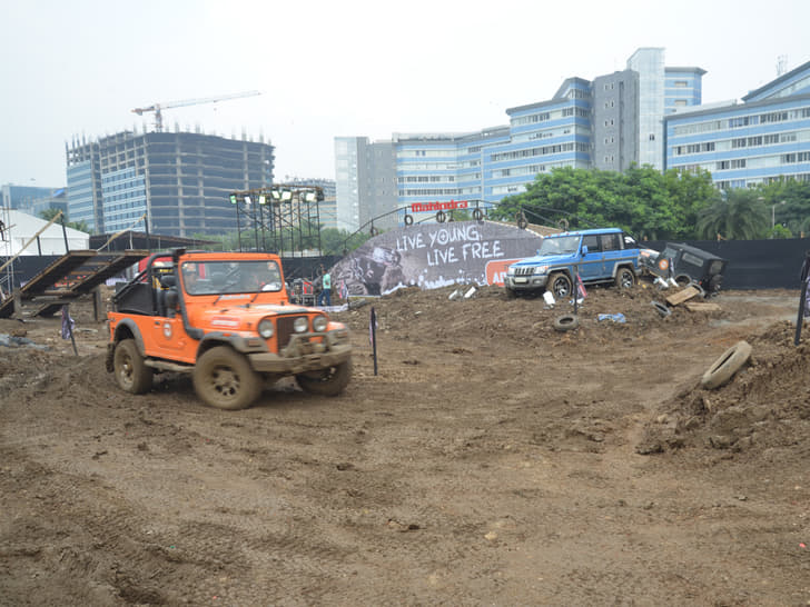 Mahindra Adventure off-road track at Autocar Performance Show