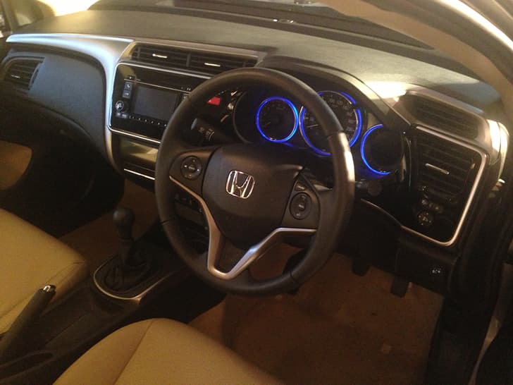 New Honda City steering