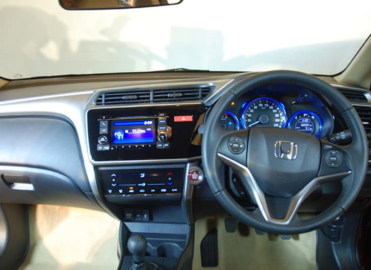 New Honda City dashboard