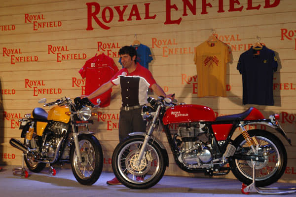 Royal Enfield Continental GT yellow shade photo gallery