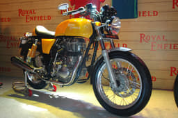 Royal Enfield Continental GT yellow shade photo gallery