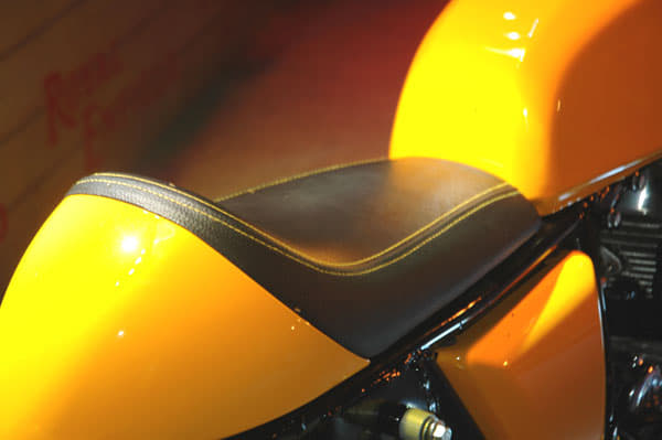 Royal Enfield Continental GT yellow shade photo gallery