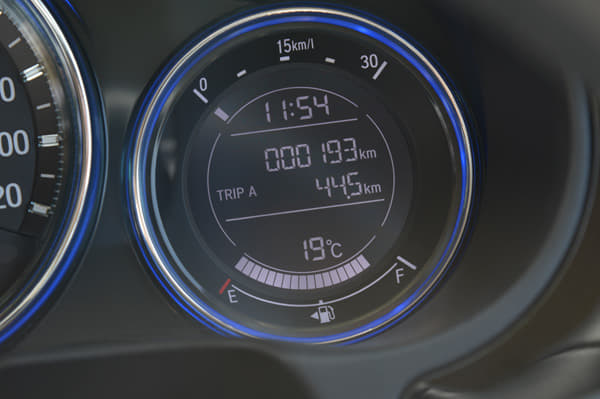 A multi-information display sits on the right of the instrument cluster. 