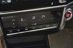 There is a unique touch panel on offer for all the air-con controls and looks pretty high-tech and upmarket.