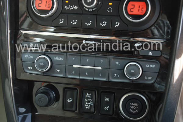 New controls for the audio system are more intuitive.