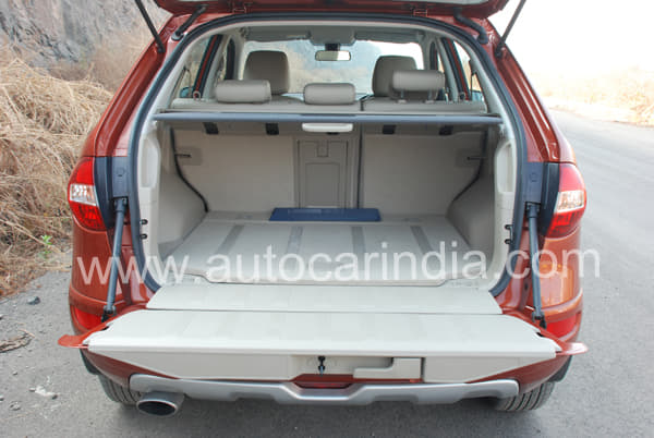 There's no third row of seats, but that means a big boot. Split tailgate is handy too.