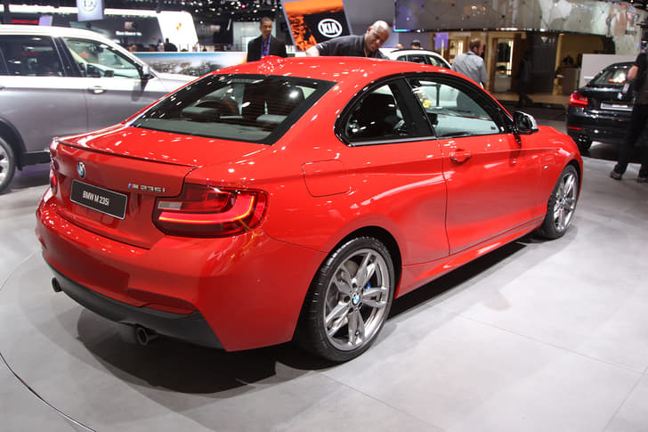 The new BMW 2-series was also showcased at the Detroit show.