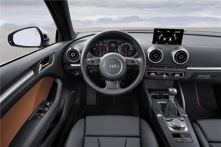 The new Audi A3 sedan will be positioned below the Audi A4. 