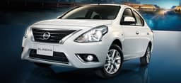 The updated Nissan sunny gets revised front styling. 