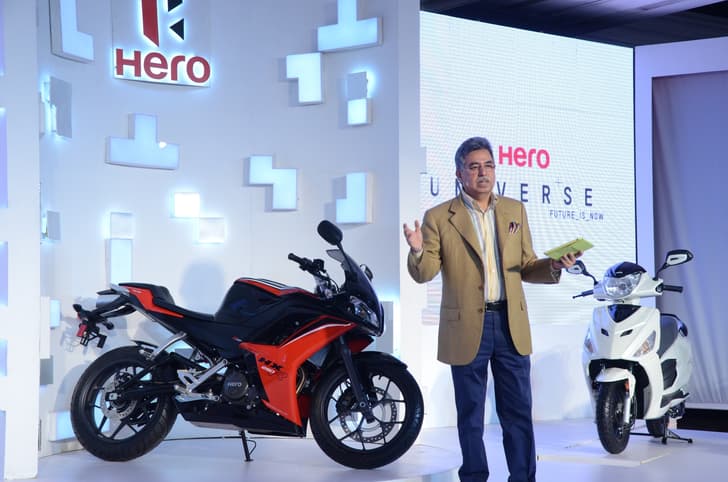 Hero MotoCorp new model photo gallery