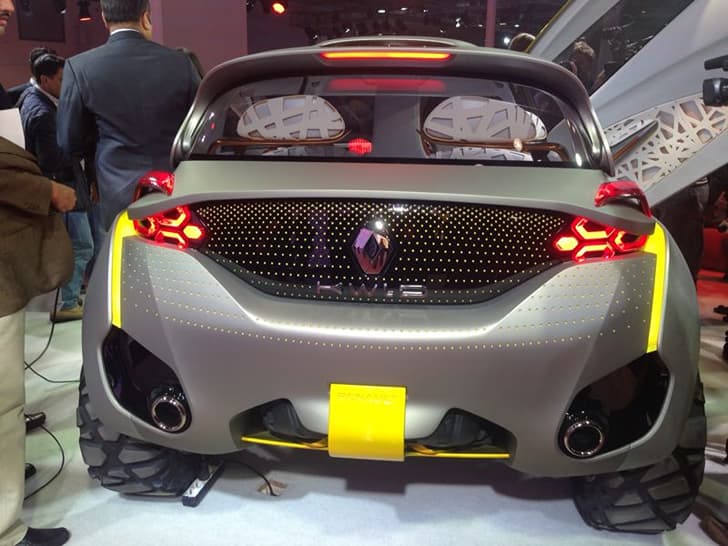 3.6-metres long, scissor doors, pop up lights make for an interesting concept