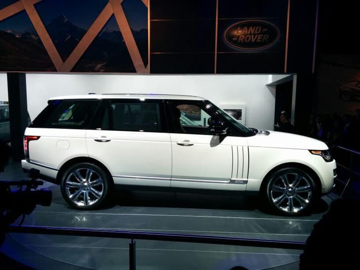 Range Rover LWB's wheelbase gets a 186mm stretch promising more legroom for occupants.