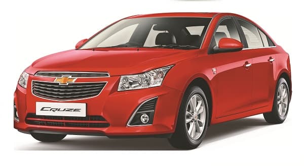 The Cruze was also on display at the Chevrolet stall.