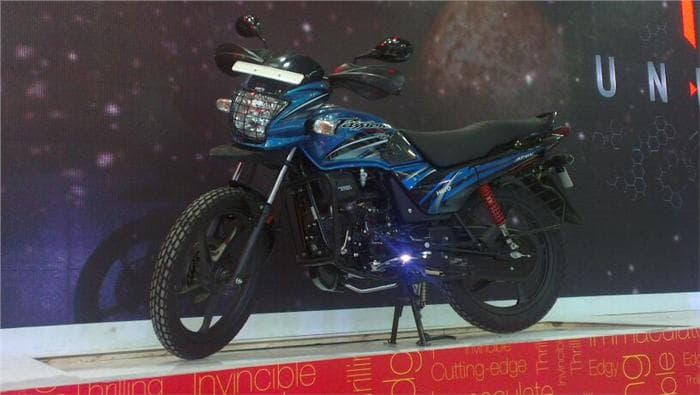 The Passion Pro TR gets a raised front fender, headlight grill, hand guards, bash plate for the engine and fuel tank pads.