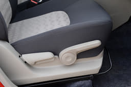 Driver gets a seat-height adjust as well. 