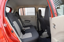 Rear passengers get decent head and leg room. 