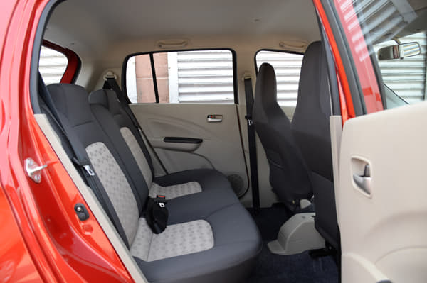 Rear passengers get decent head and leg room. 