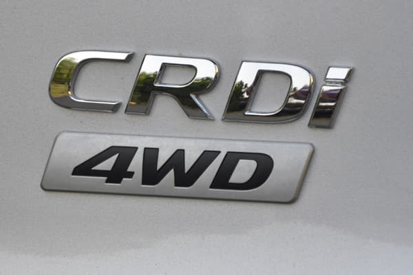 The range-topping four-wheel drive automatic Hyundai Santa Fe is priced at Rs 29.25 lakh.