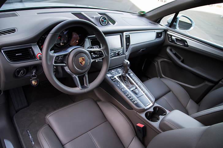 The emphasis with the Macan, inside as well as out, is all about delivering as sporting a driving experience as possible.