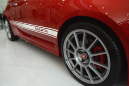 The India-bound Abarth 500's handling will also be much sportier courtesy stiffer springs and dampers. 