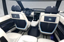 Each row of seats is progressively elevated in order to improve occupants' visibility.
