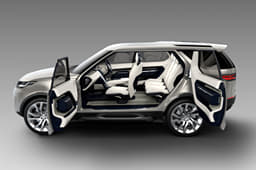 Four of the five rear passengers get a 10-inch touchscreen tablet.