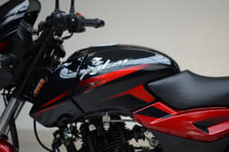 Fuel tank finished in black, with new graphics looks more appealing.