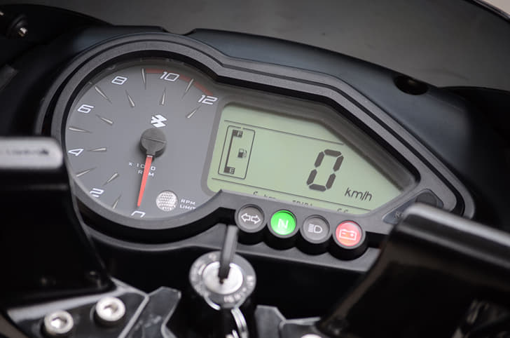 The refreshed analogue cum digital instruments cluster is easily legible.