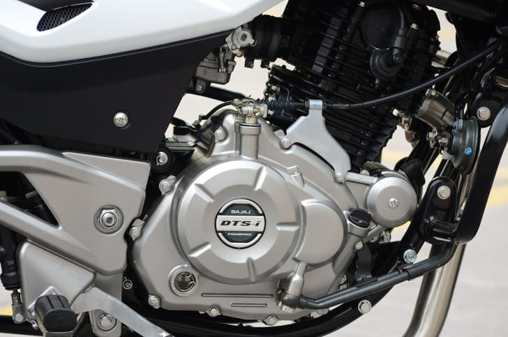 The four-stroke, DTS-i, air-cooled and single-cylinder engine produces 20.75bhp of maximum power output.