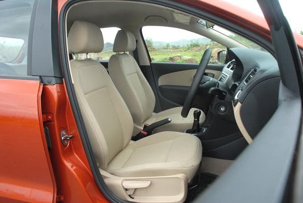 Front seats and the gear lever are the same as the earlier car.
