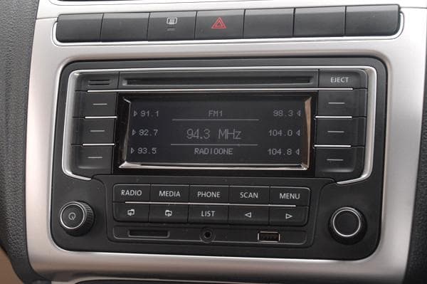 The top-end trim gets the same music system as in the earlier car.
