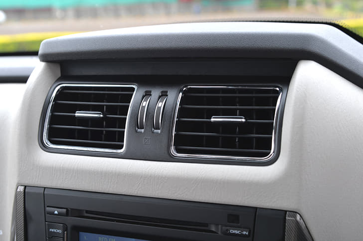 Faux aluminium strip around AC vents also enhance appeal.