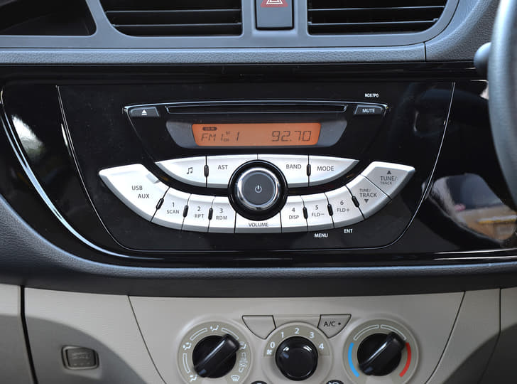 This Alto gets a factory-fitted double-DIN audio system.